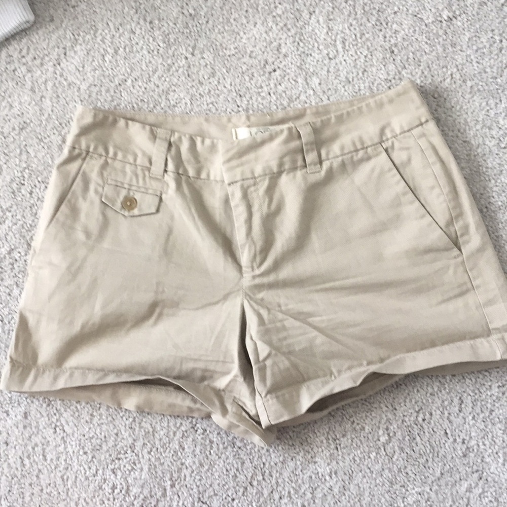 Loft tan shorts